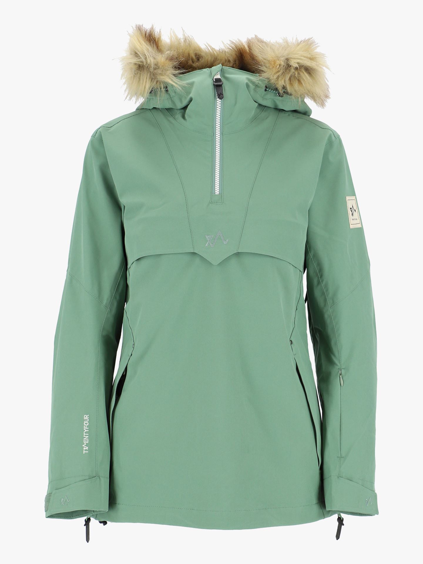Twentyfour Finse 2.0 2-Lags Anorakk D Støvgrønn