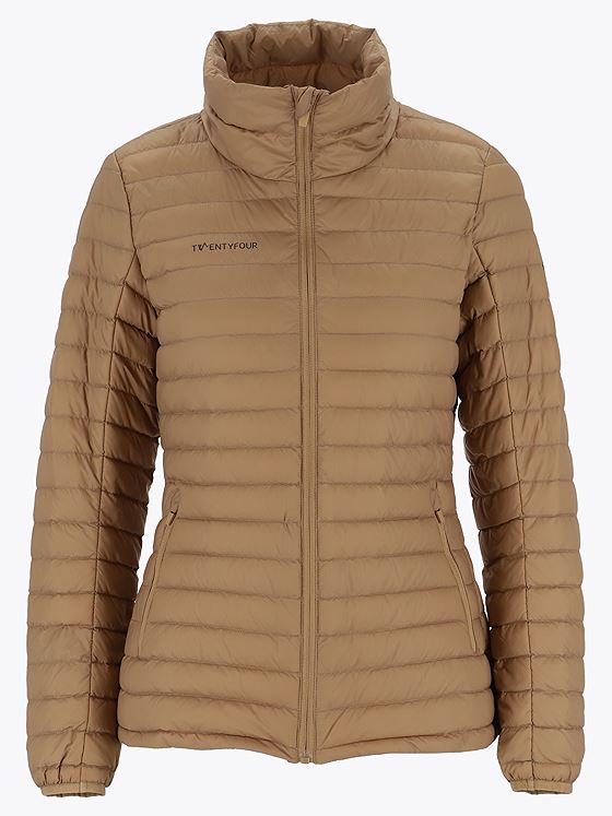 Twentyfour Loen Dunjakke D Lys Brun