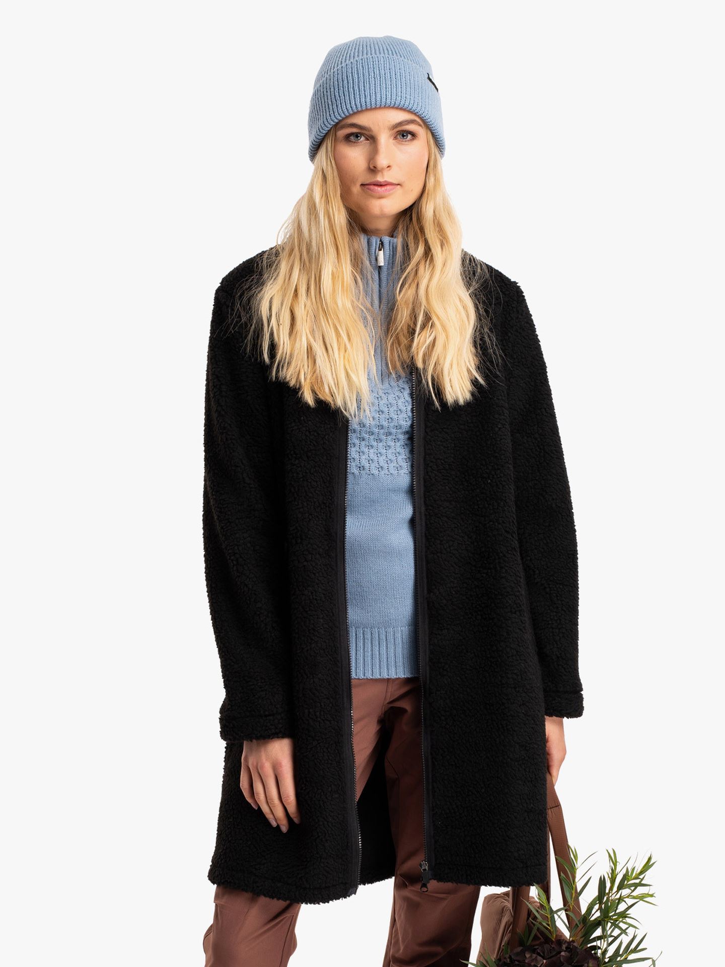 Twentyfour Mellow Pile Jakke D Sort