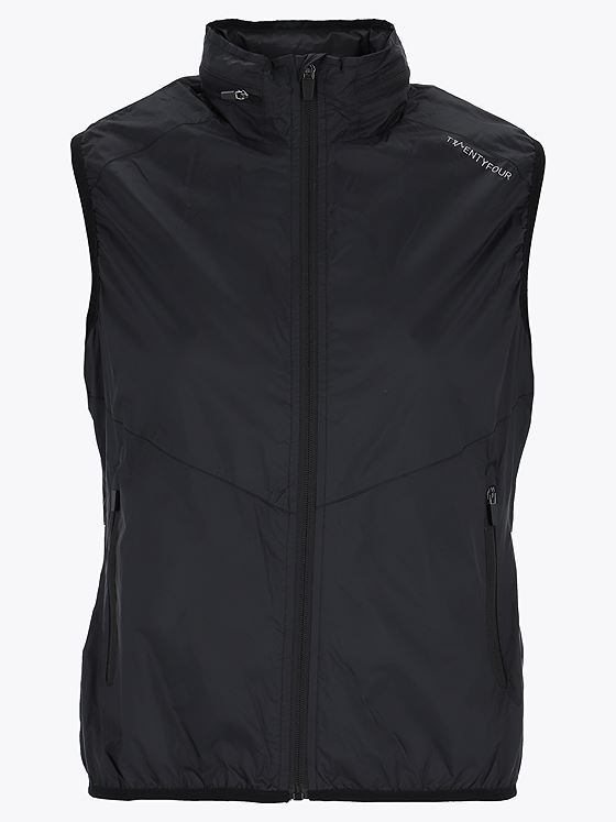 Twentyfour Flåm Hiking Vest D Sort