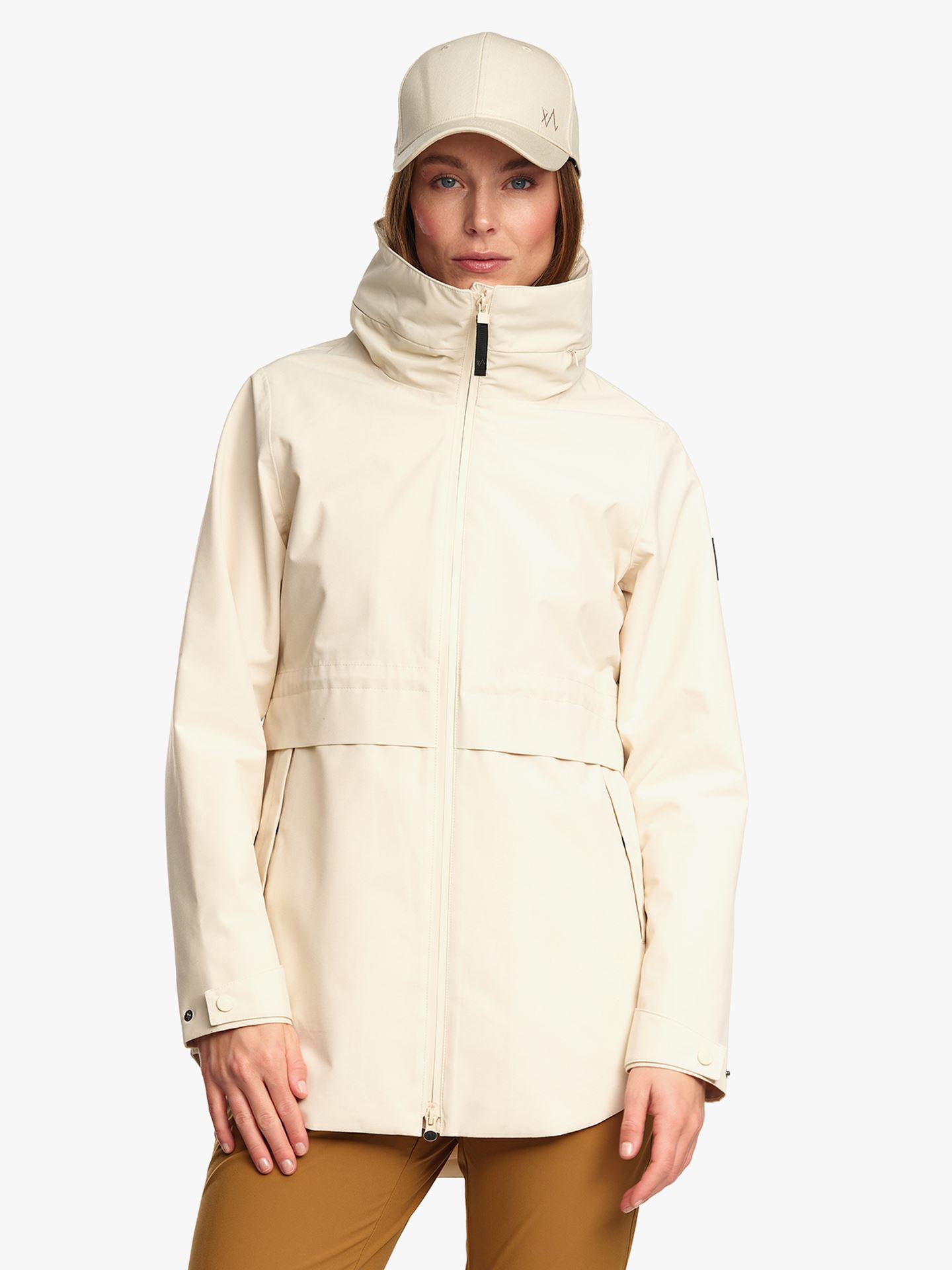 Twentyfour Mode 2L Skalljakke D Gråhvit