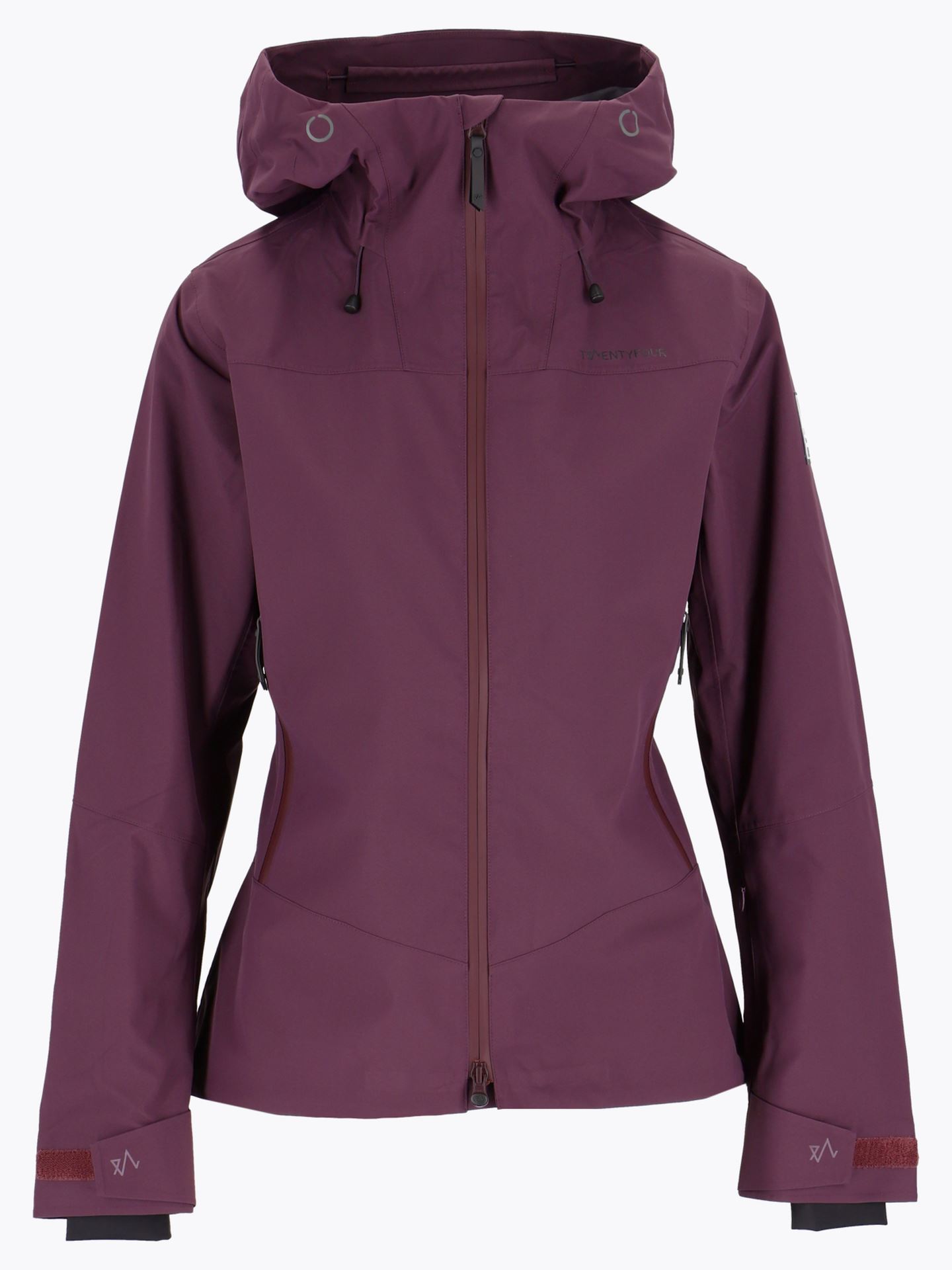 Twentyfour Isbre 3L Skalljakke D Dyp Plomme