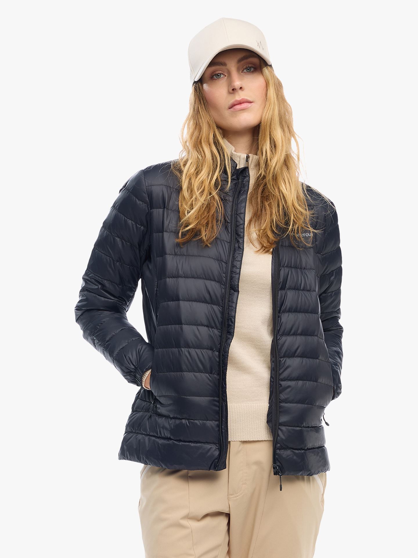 Twentyfour Flåm Dunjakke D Sort