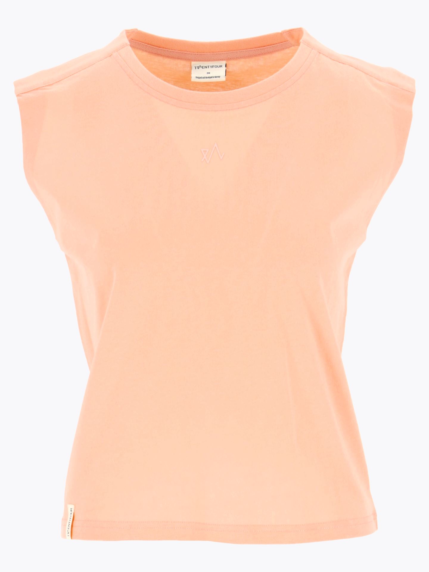 Twentyfour Mode Sleeveless Tee D Lys Fersken