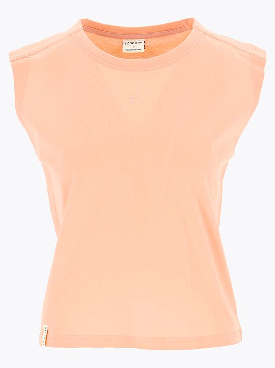 Twentyfour Mode Sleeveless Tee D Lys Fersken