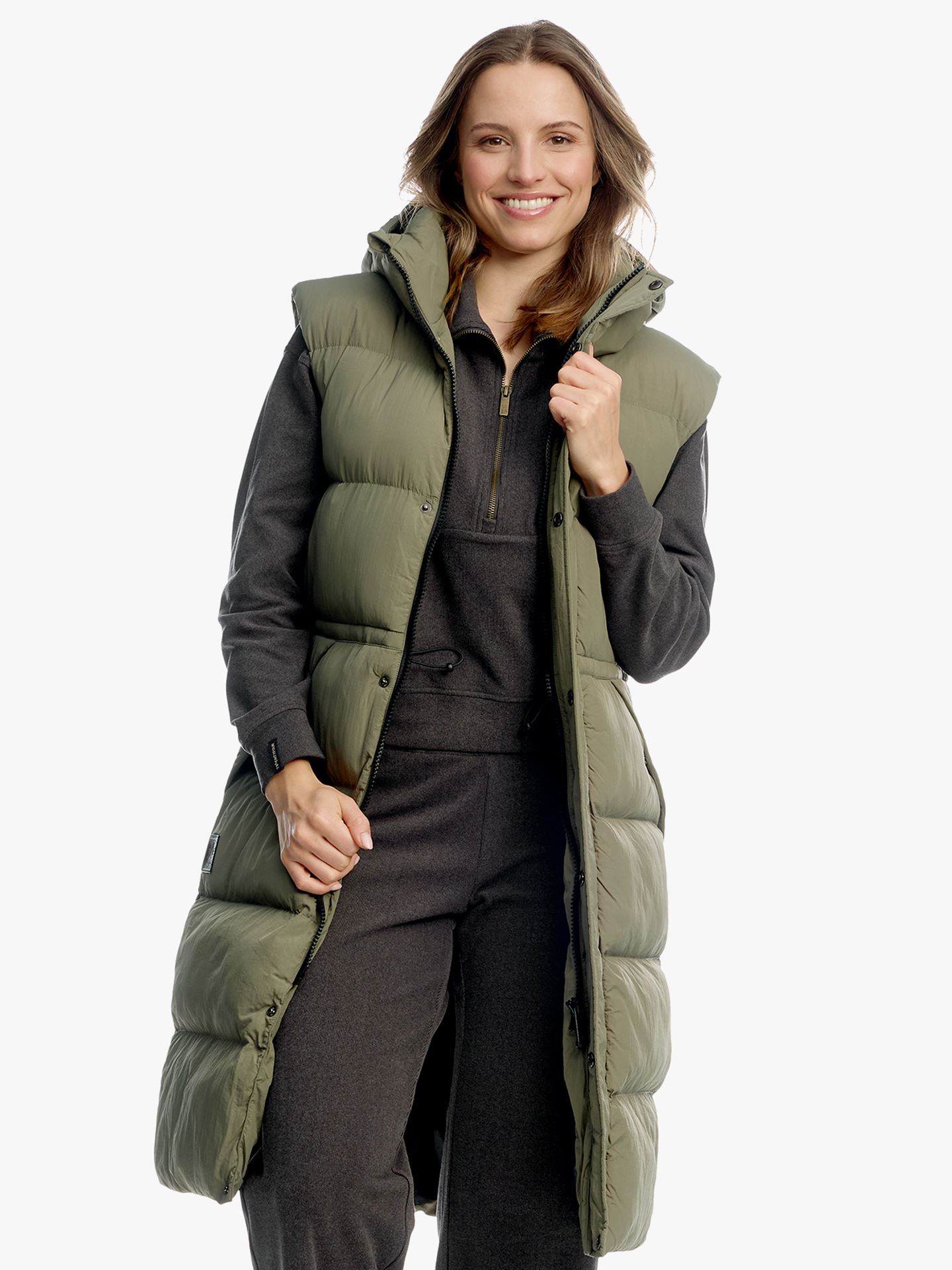 Twentyfour Mode Eva Puffy Vest D Furu