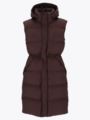 Twentyfour Mode Eva Puffy Vest D Mørk Brun