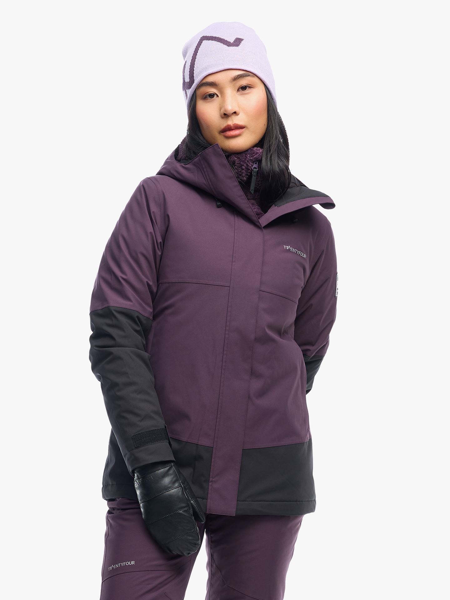 Twentyfour Isbre 120 Skalljakke D Dyp Plomme