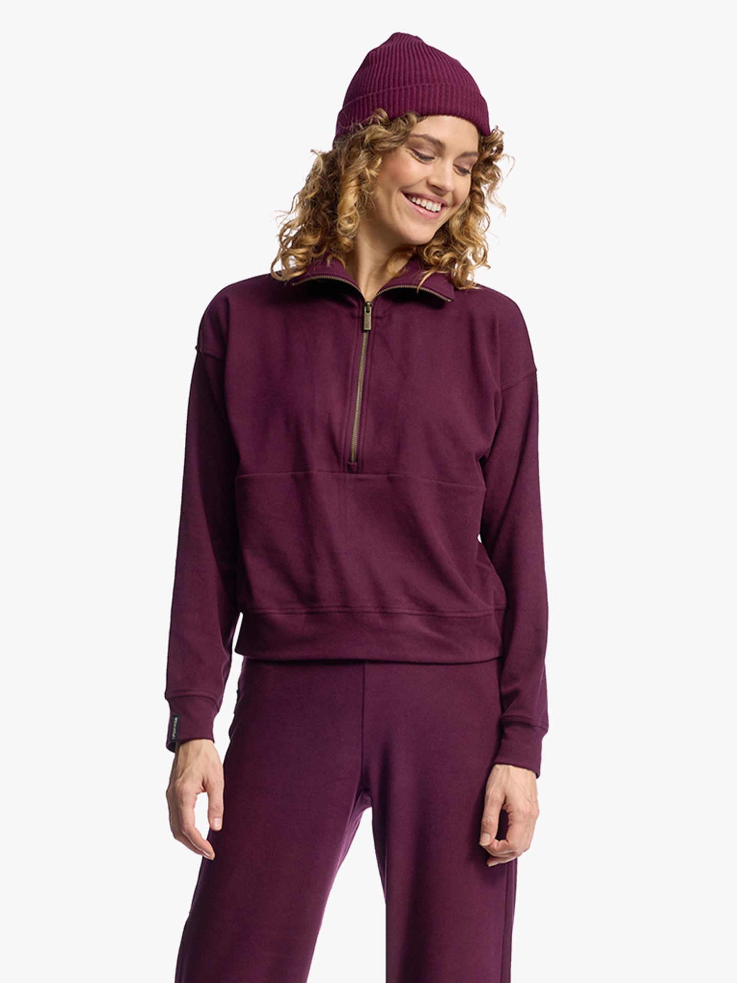 Twentyfour Mode Cozy HZ D M Burgunder