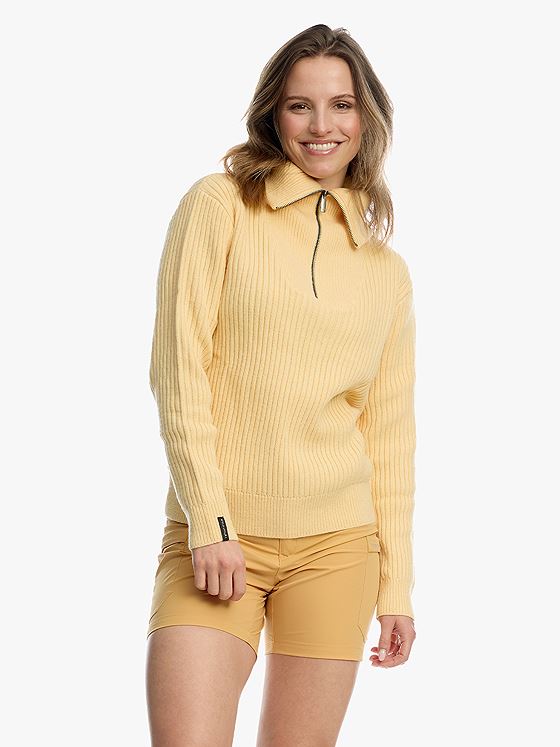 Twentyfour Mode Rib HZ Knit D Lys Gul