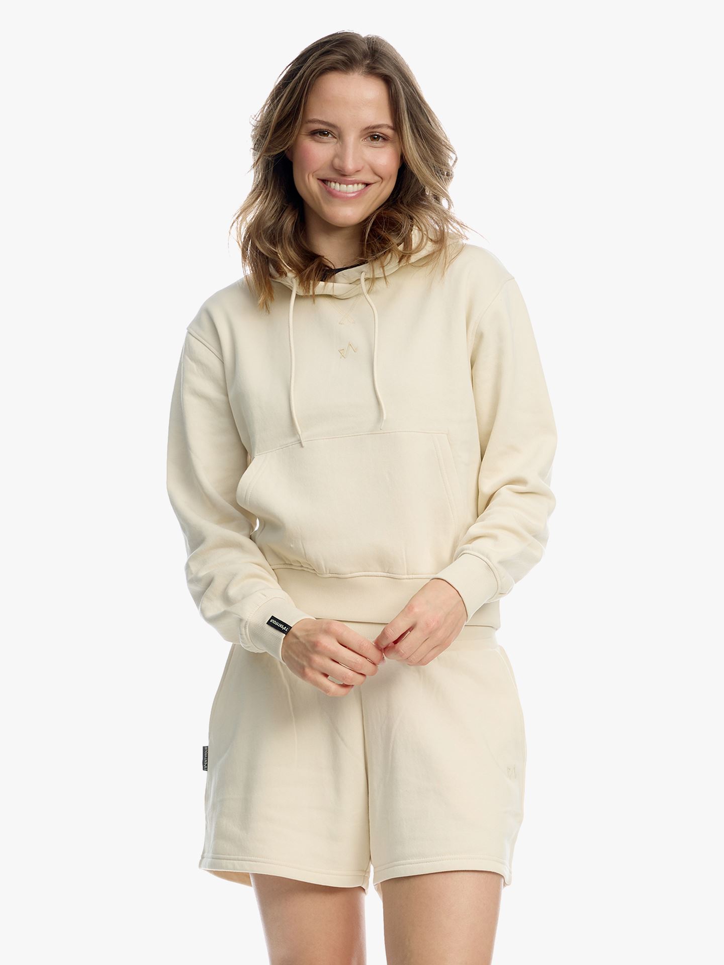 Twentyfour & Hoodie D Gråhvit