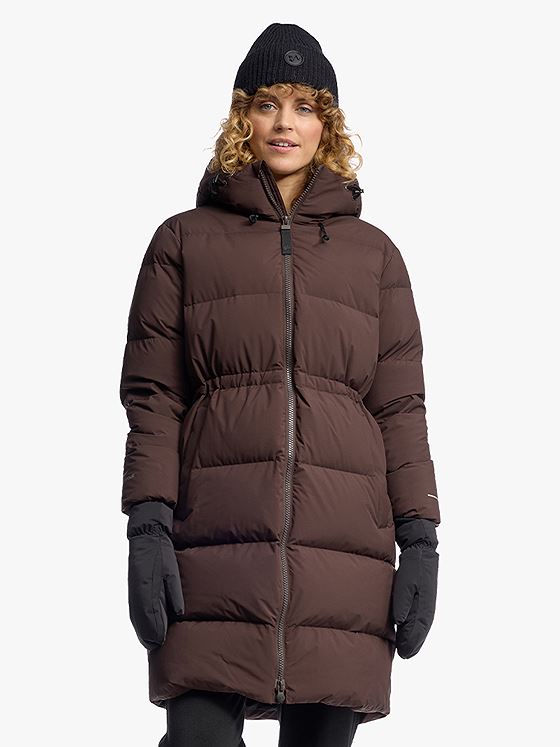 Twentyfour Mode Ella Dunparkas D Mørk Brun
