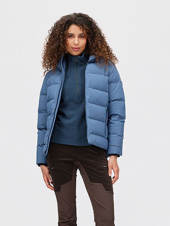 Twentyfour Aurora Dunjakke D Gråblå