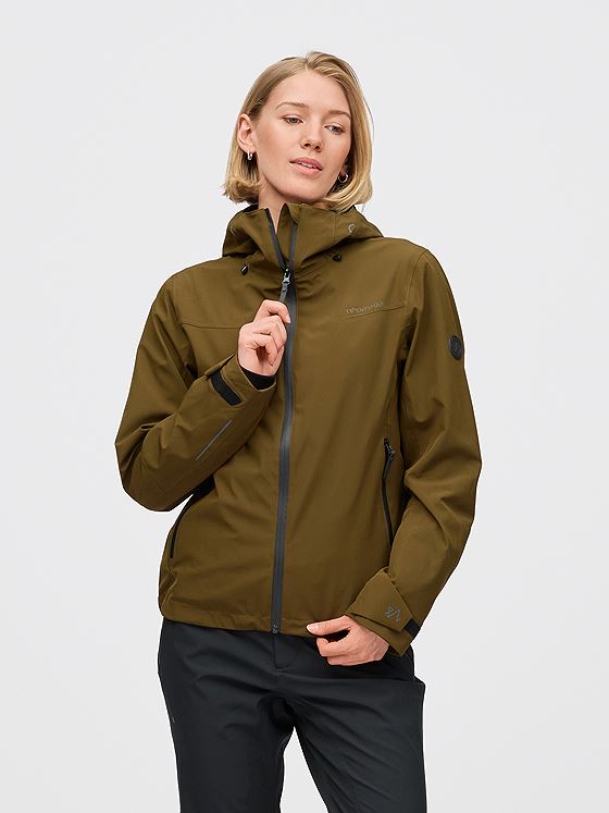 Twentyfour Aurora 2L Skalljakke D M Oliven