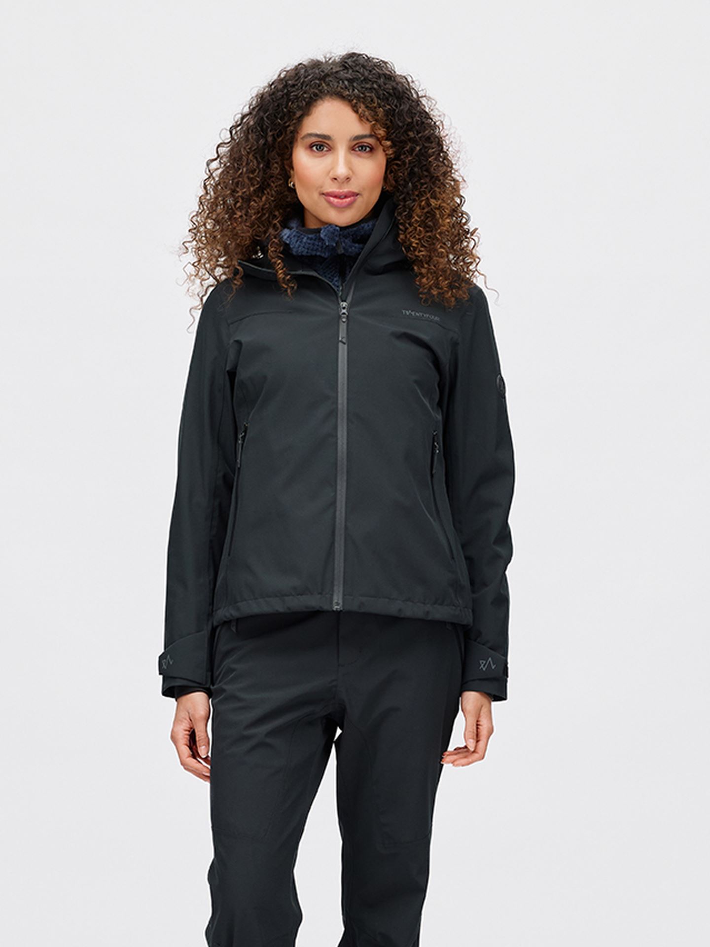 Twentyfour Aurora 2L Skalljakke D Sort