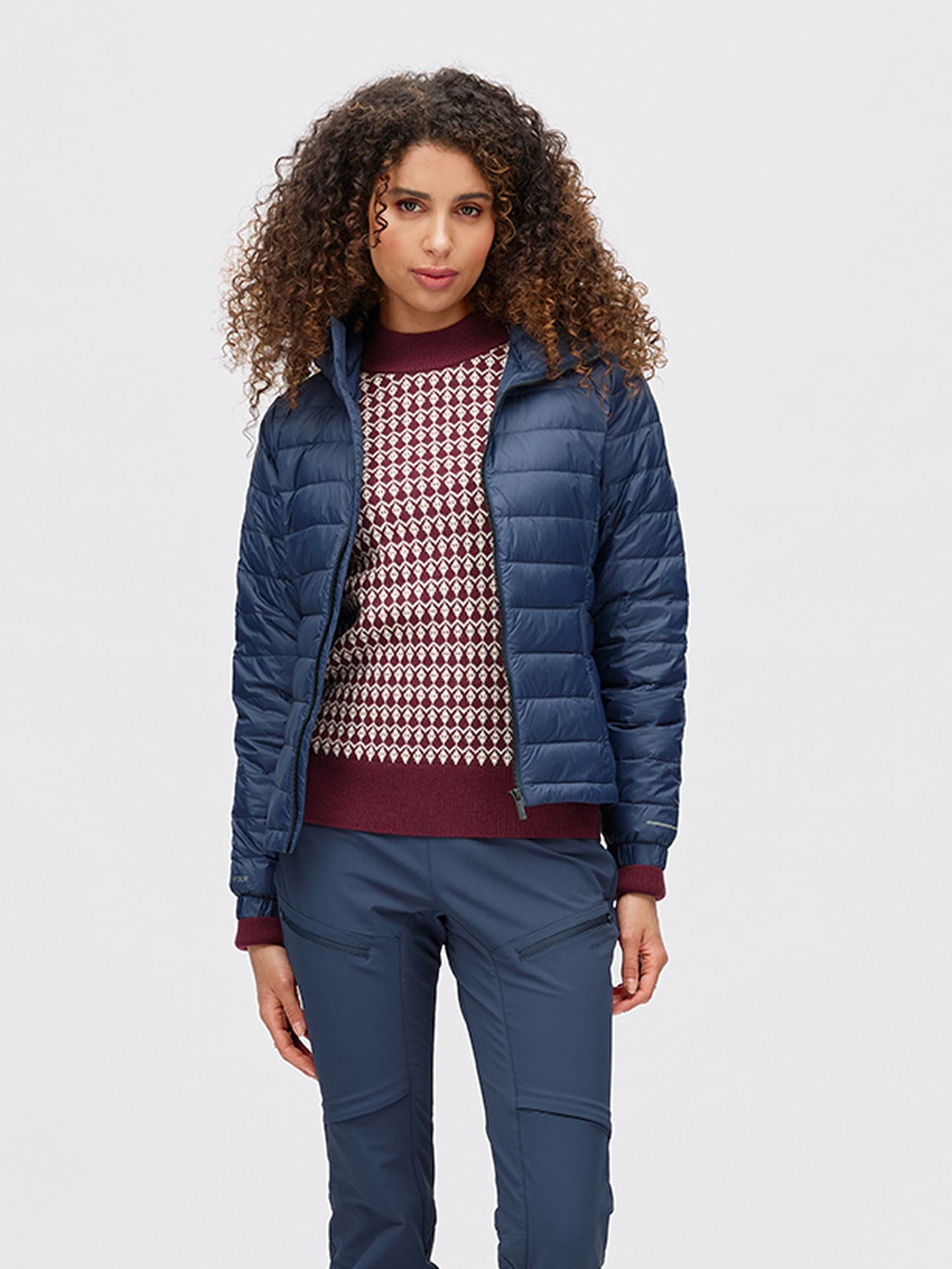 Twentyfour Aurora Lett Dunjakke D Marine