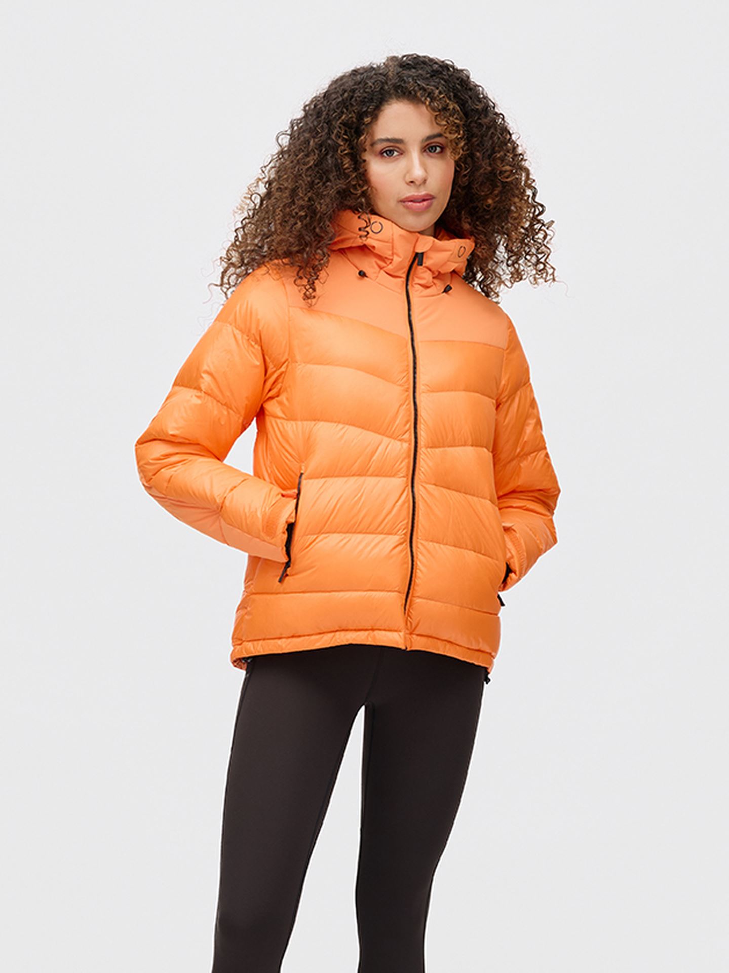 Twentyfour Aurora Warm Dunjakke D Orange