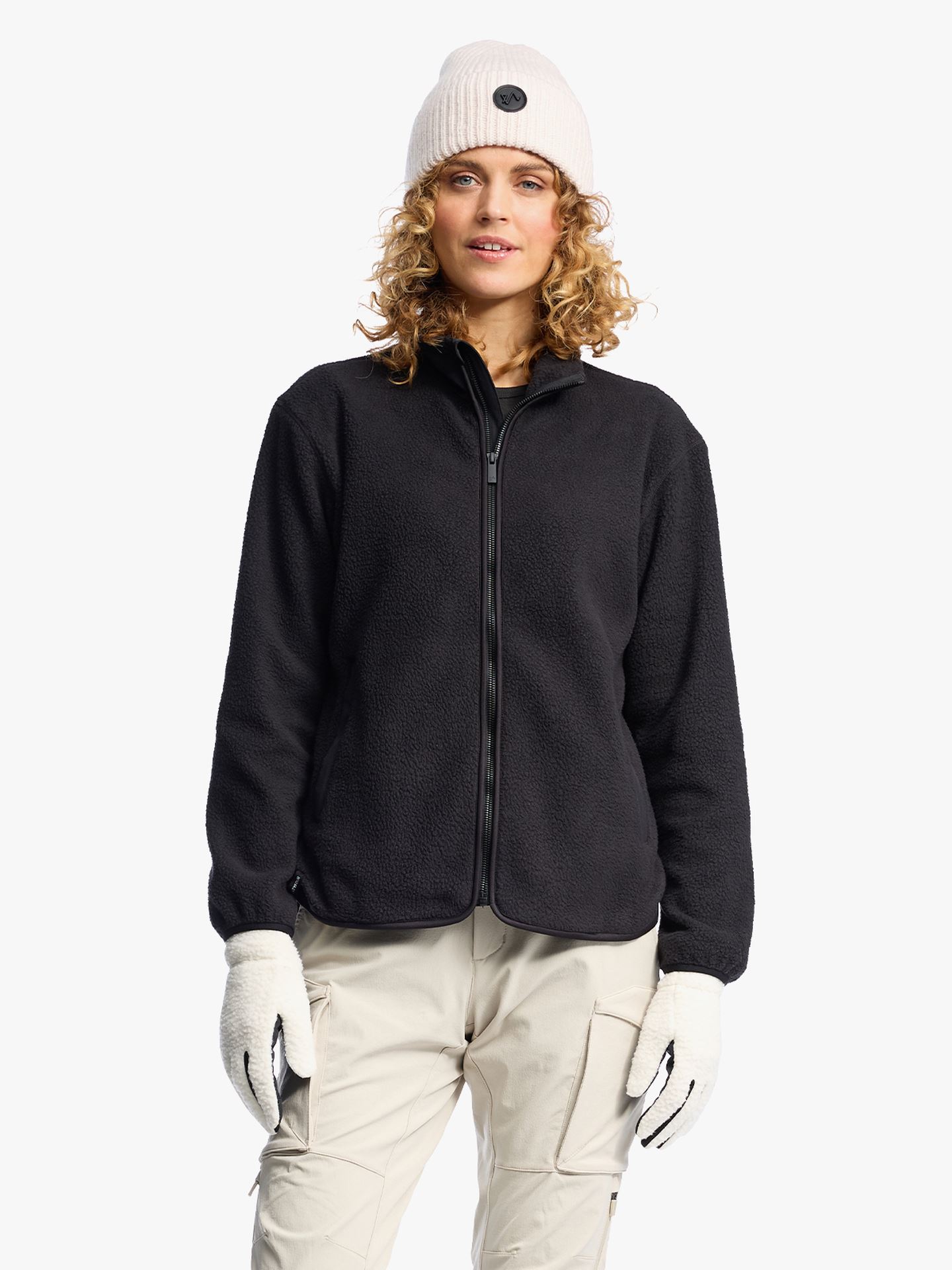 Twentyfour Aurora Pile Jakke D Sort