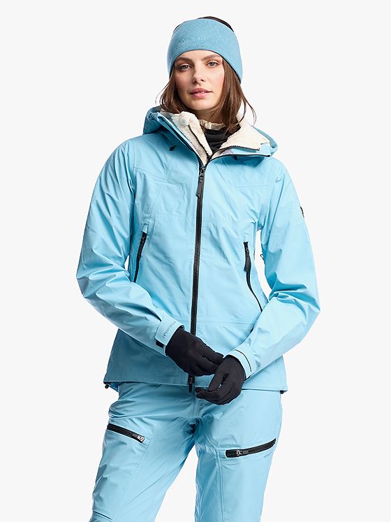 Twentyfour Aurora 3L Skalljakke D Retro Blå