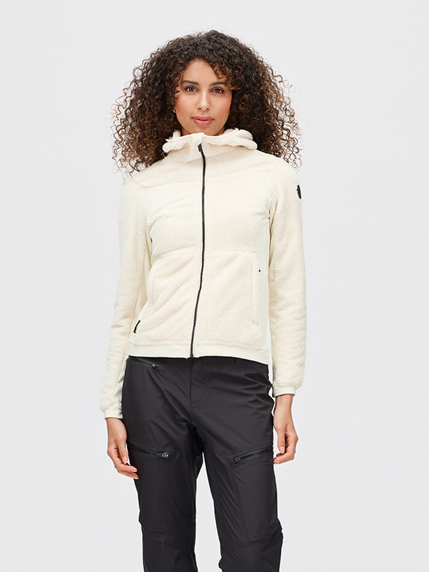 Twentyfour Aurora Air Fleece D Gråhvit