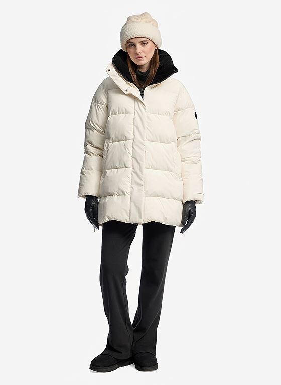 Twentyfour Mode Nea Parka D Gråhvit