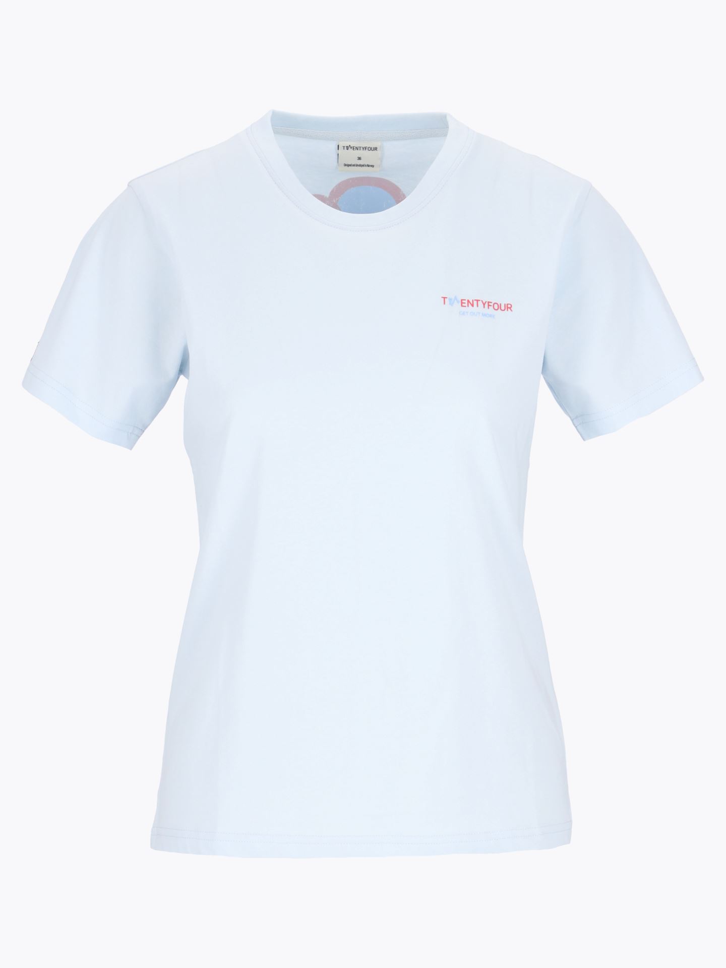 Twentyfour & IGO Back T-skjorte D Isblå