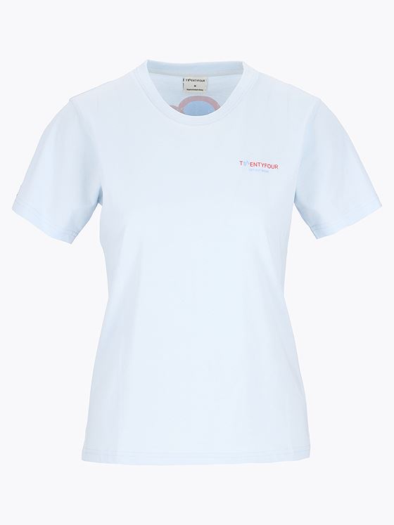 Twentyfour & IGO Back T-skjorte D Isblå