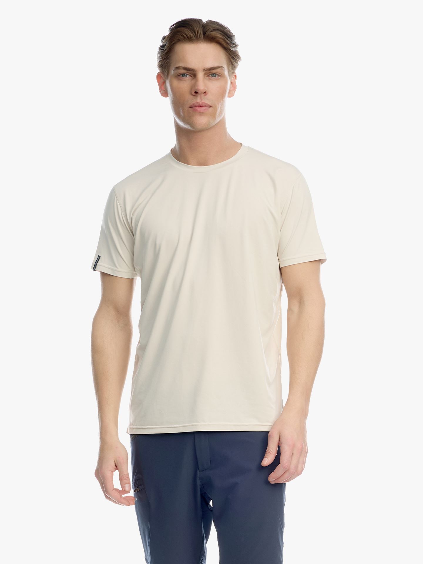 Twentyfour Venture Tee H Gråhvit