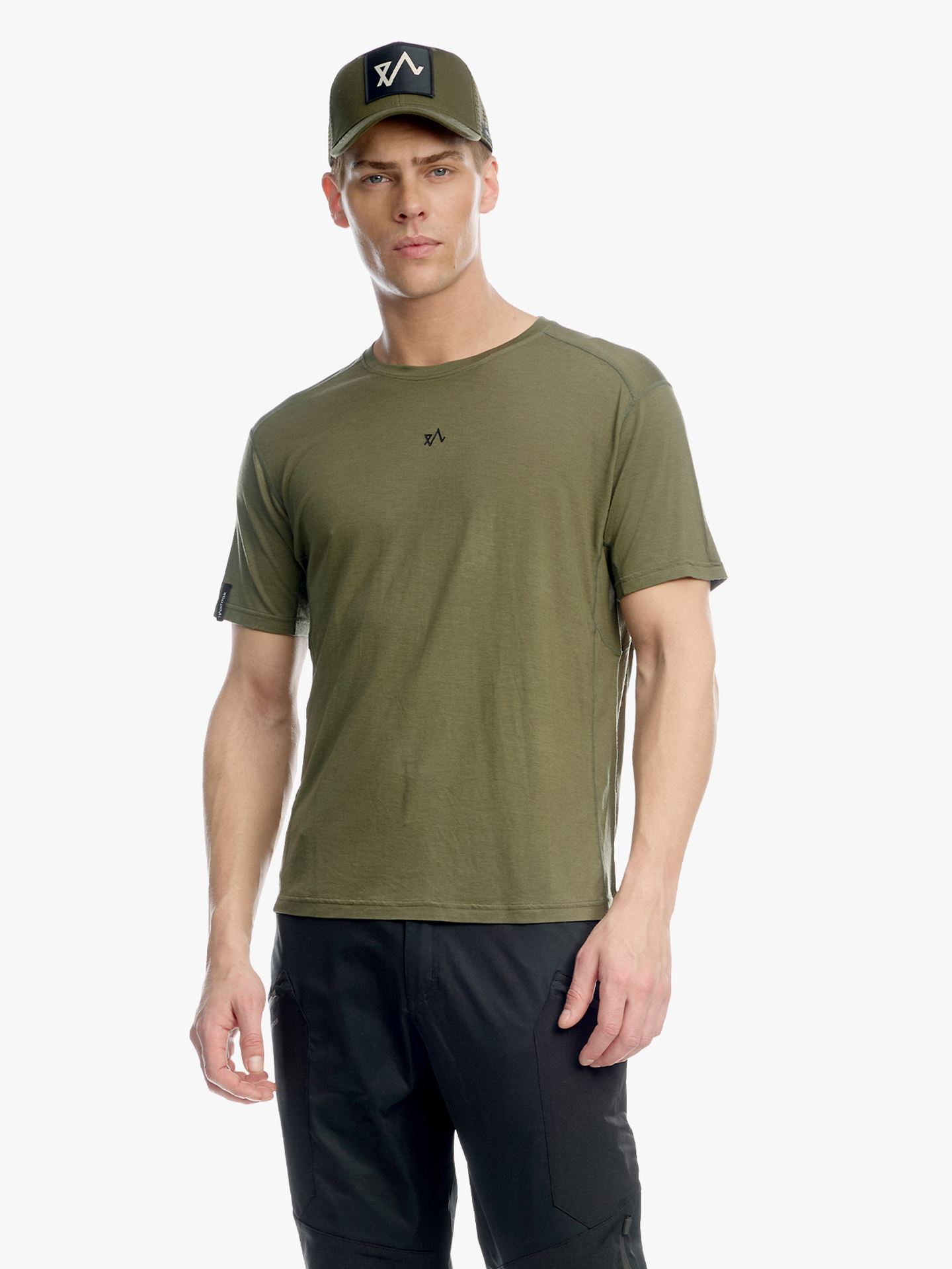 Twentyfour Venture Ullmix T-skjorte H Furu