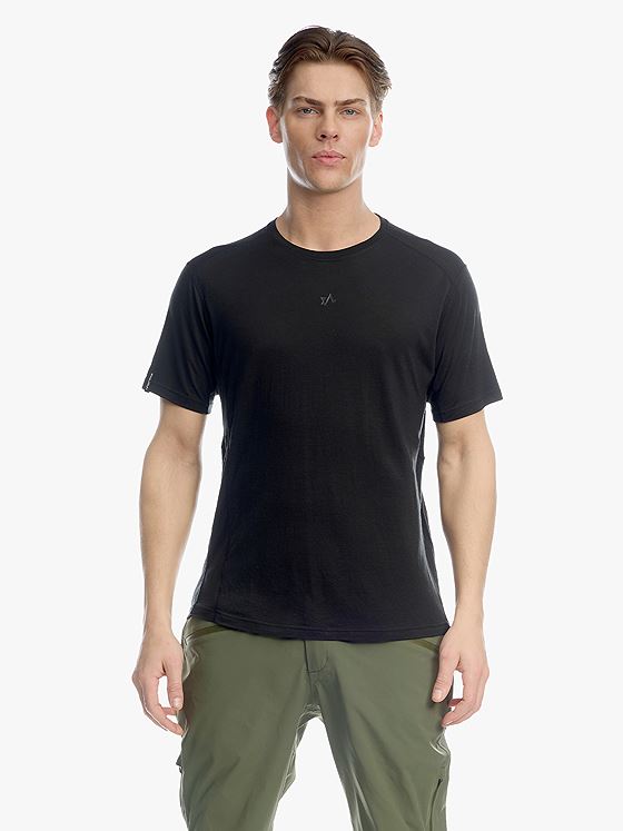 Twentyfour Venture Ullmix T-skjorte H Sort