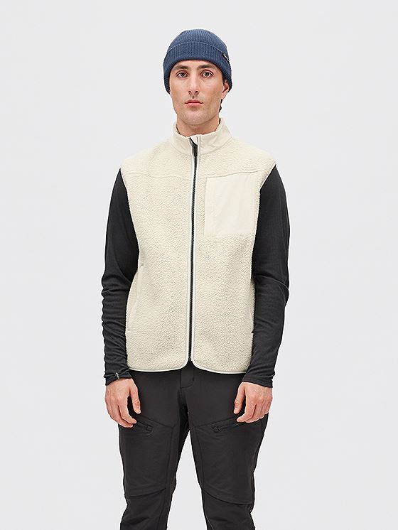 Twentyfour Aurora Pile Vest H Varm Grå