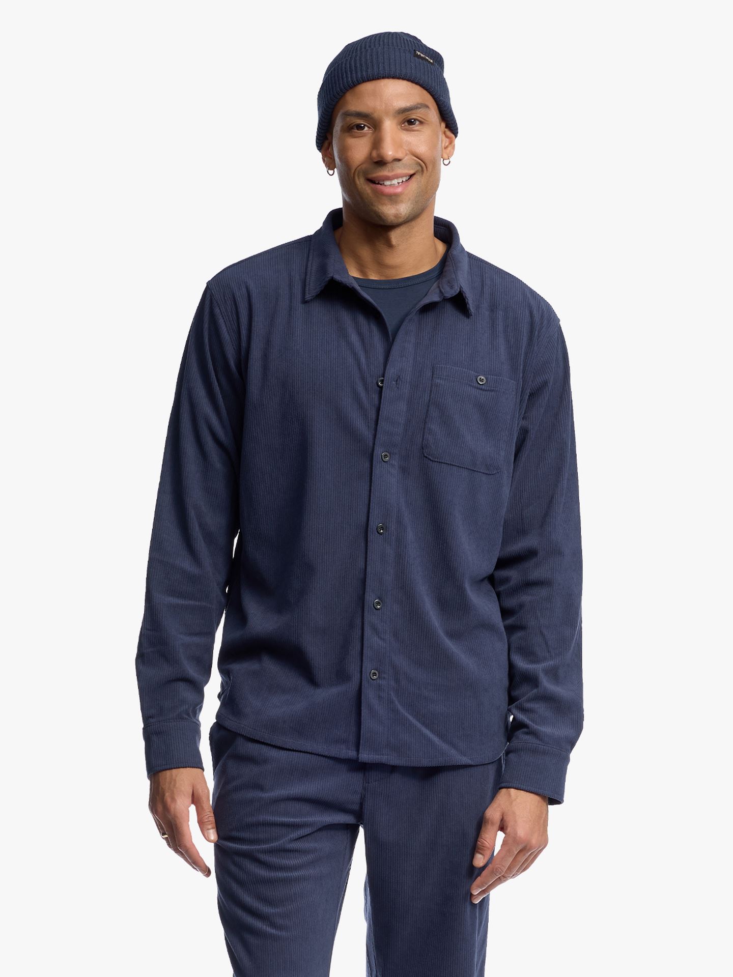 Twentyfour Mode Cord Skjorte H Marine