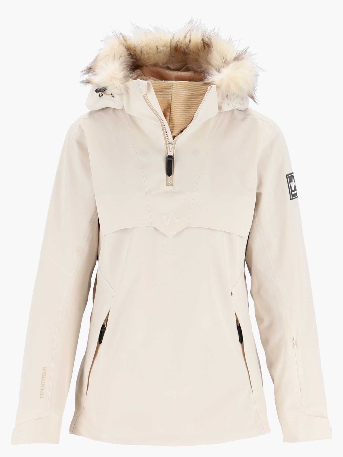 Twentyfour Finse 2.0 2-Lags Anorakk D Gråhvit