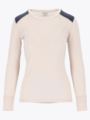 Twentyfour Finse Merino LS Topp D Gråhvit