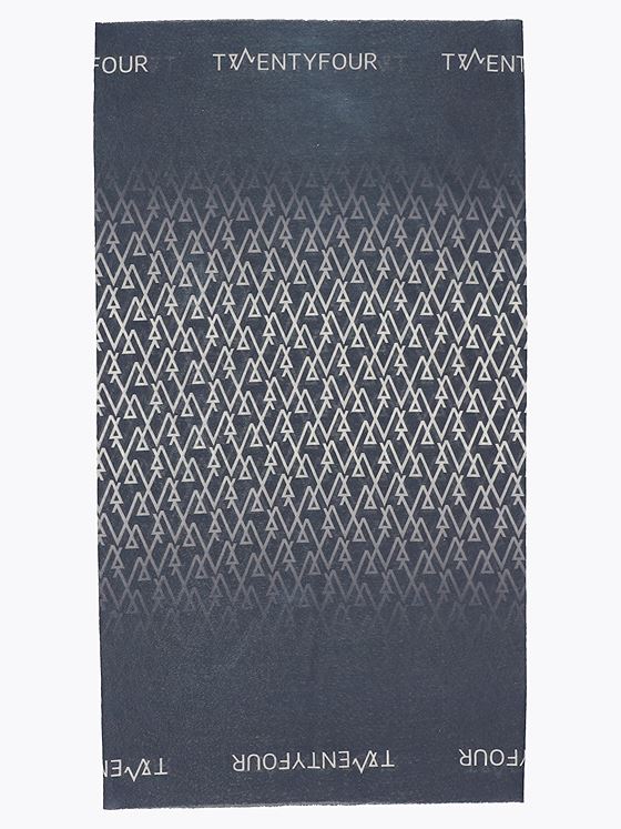 Twentyfour & Logo Hals Blekkblå