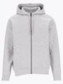 Twentyfour & Zip Hoodie U Lys Grå M
