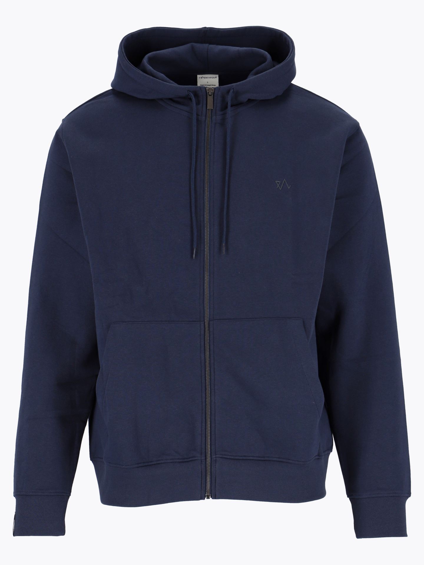 Twentyfour & Zip Hoodie U Marine