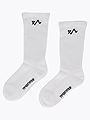 Twentyfour & Sportsokk Høy 2pk Hvit
