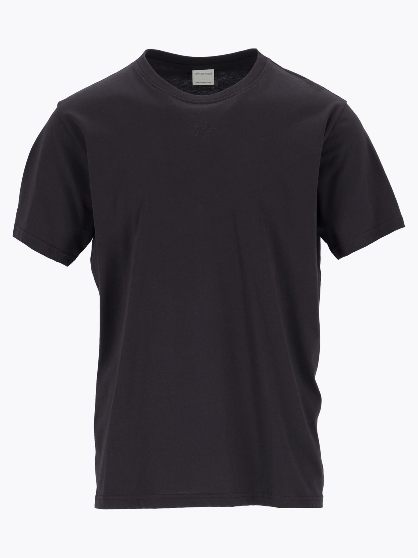 Twentyfour & T-skjorte U Sort
