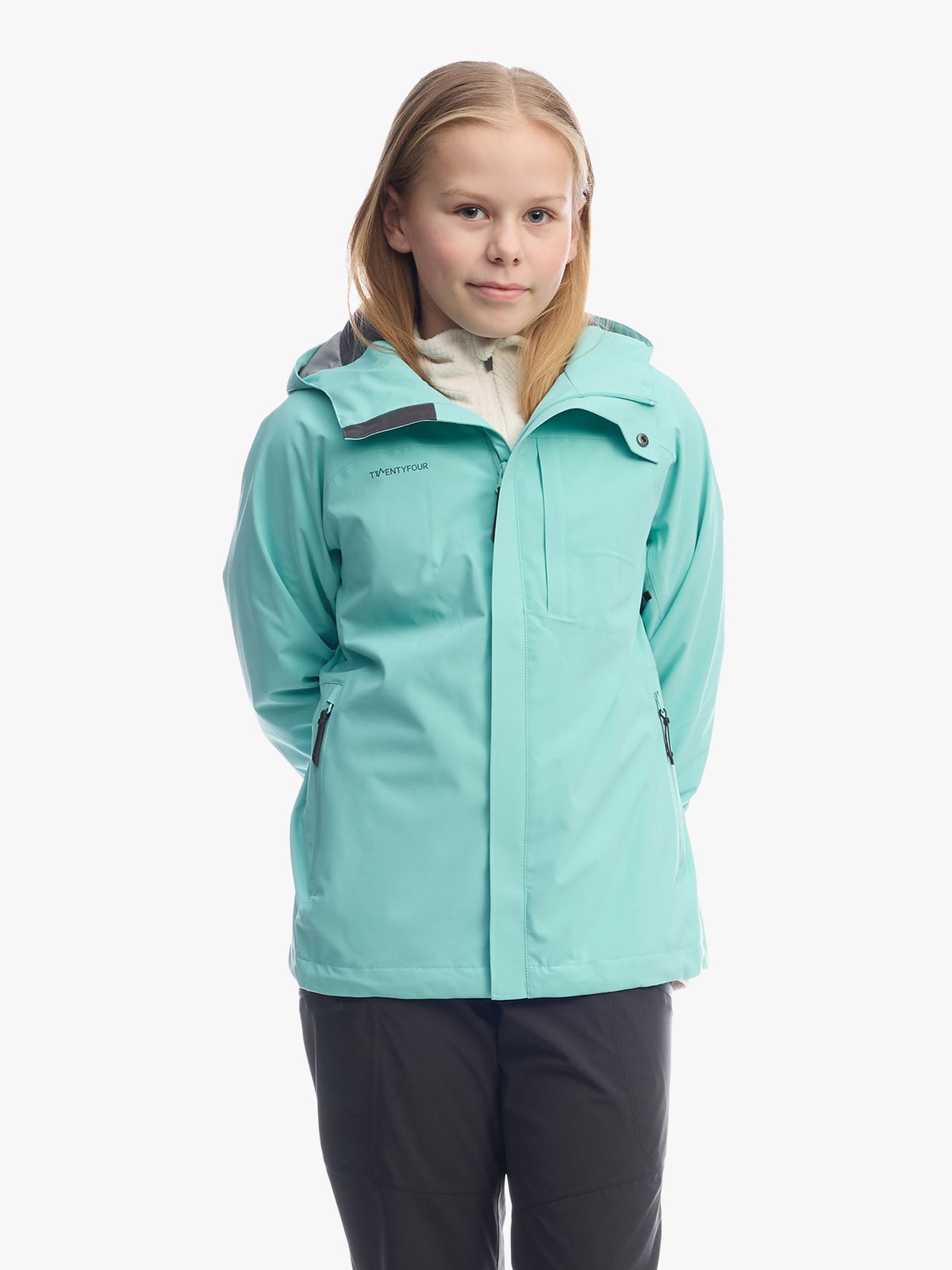 Twentyfour Venture Skalljakke Junior Aqua