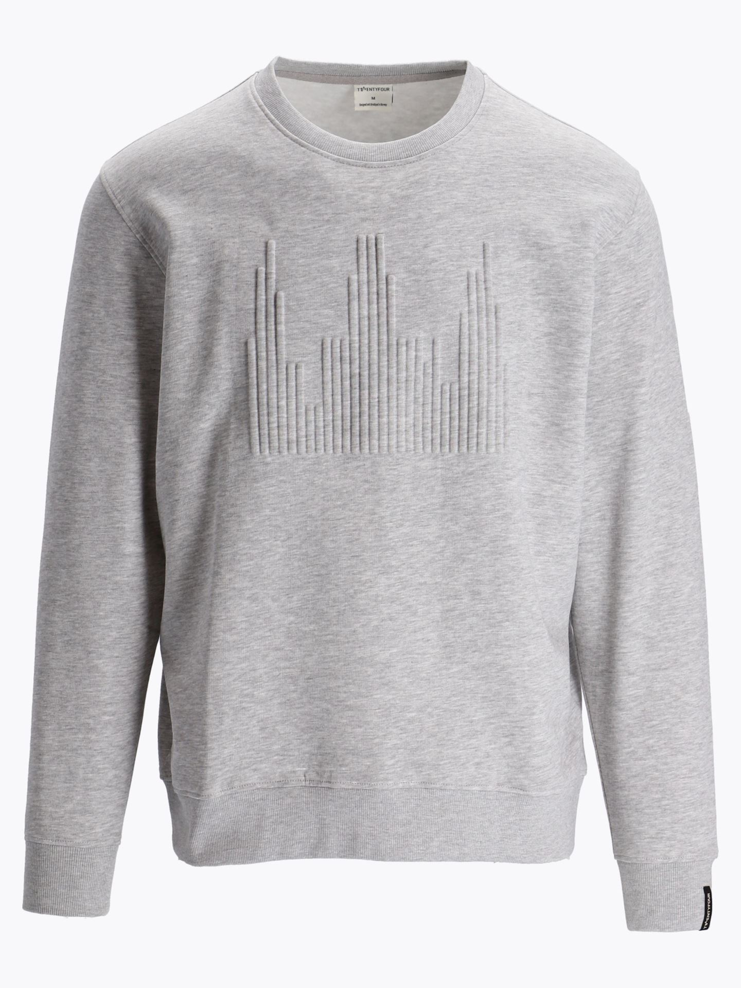 Twentyfour & UXG Sky Sweater U Lys Grå