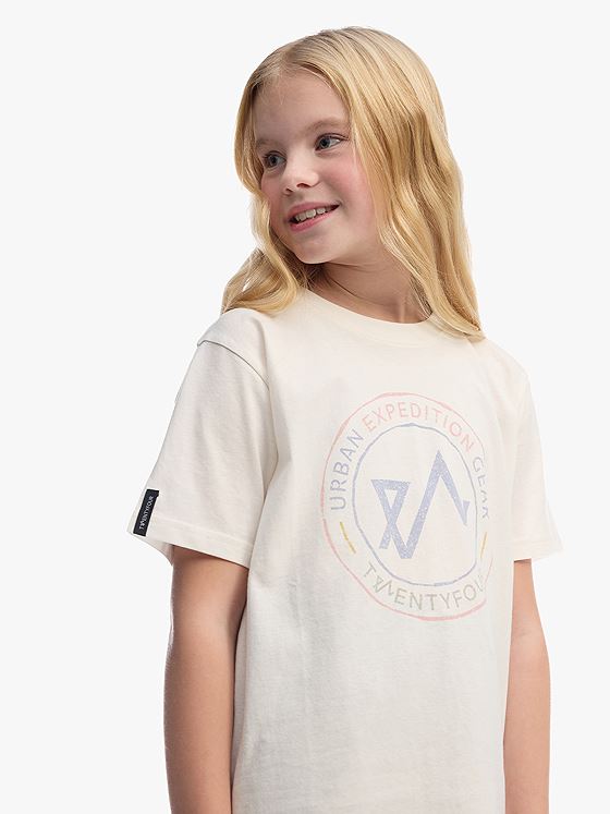 Twentyfour & UXG Play T-skjorte JR Hvit