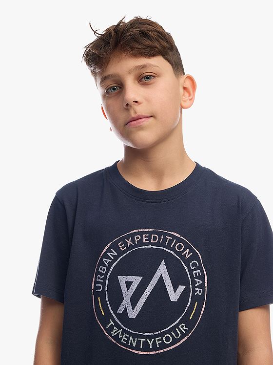 Twentyfour & UXG Play T-skjorte JR Marine