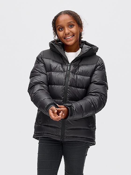 Twentyfour Aurora Warm Dunjakke JR Sort