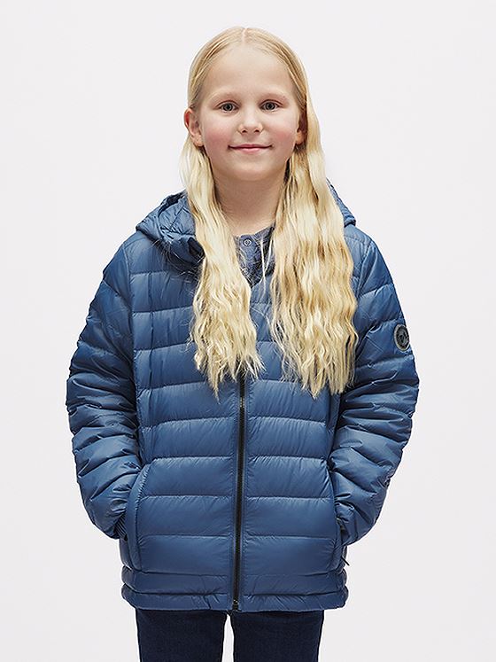 Twentyfour Aurora Lett Dunjakke JR Gråblå