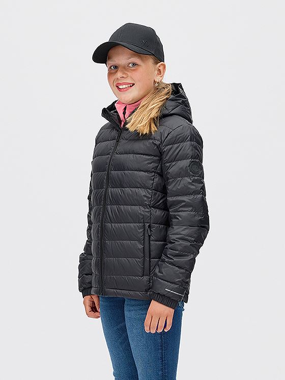 Twentyfour Aurora Lett Dunjakke JR Sort