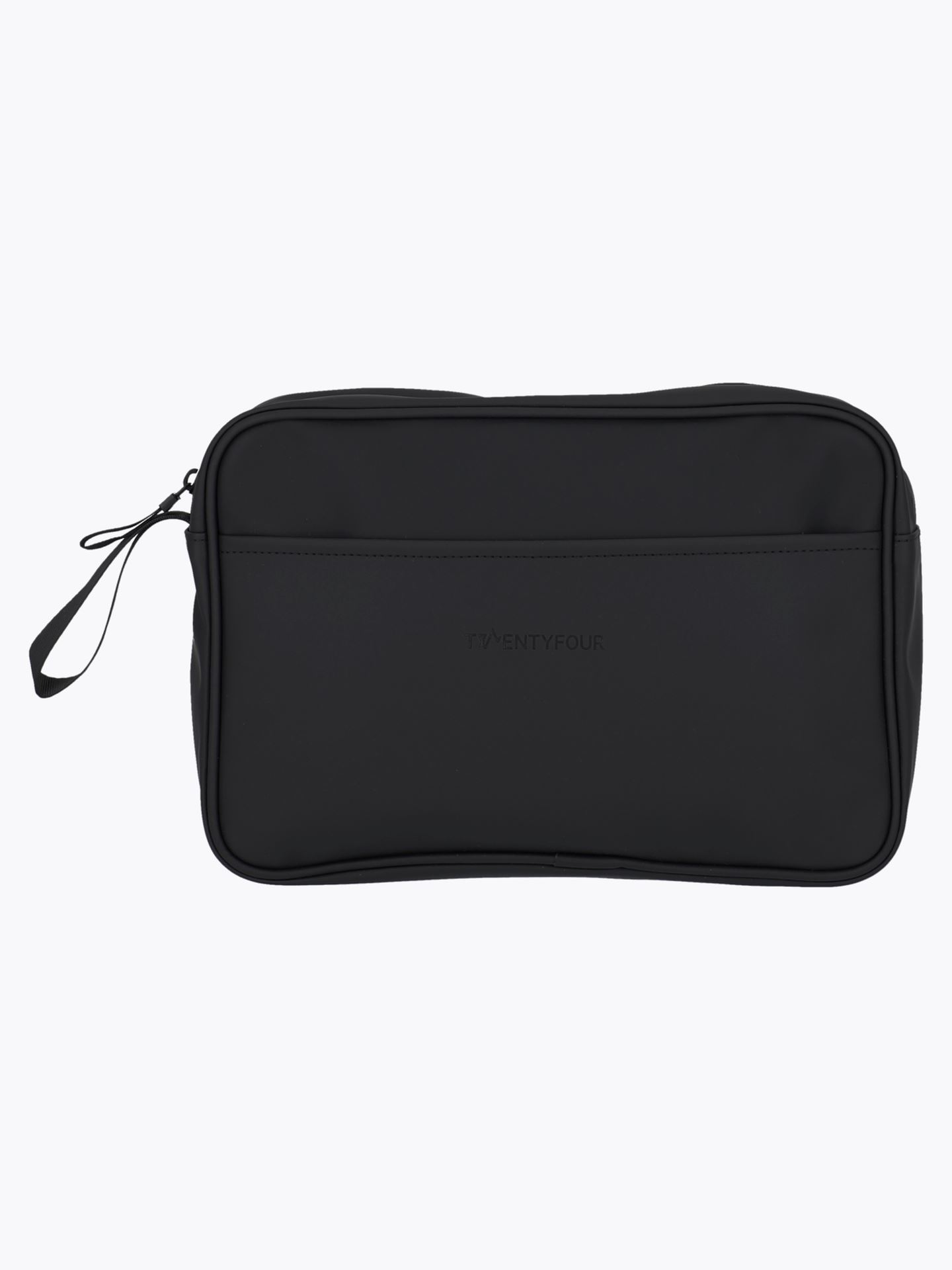 Twentyfour & PU Toalettmappe Sort