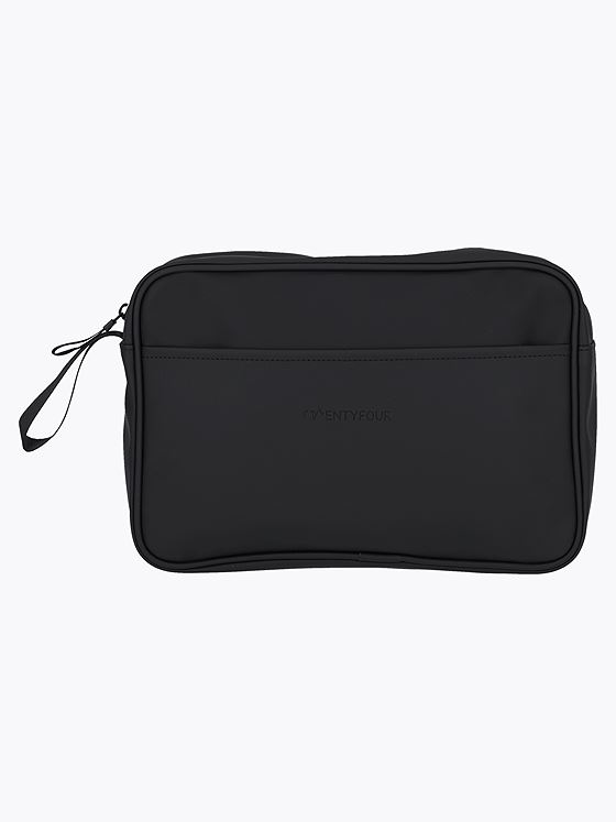 Twentyfour & PU Toalettmappe Sort